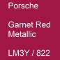 Preview: Porsche, Garnet Red Metallic, LM3Y / 822.